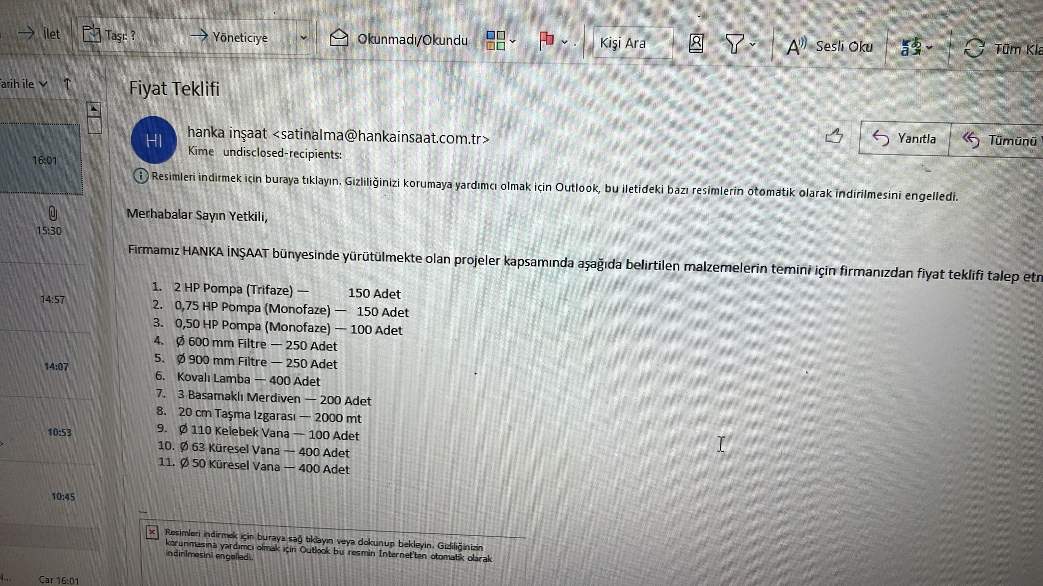 Sahte E-posta Örneği